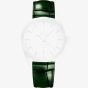OMEGA 20mm Green Alligator Leather Watch Strap O032CUZ005899