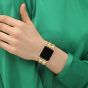 Coach Ladies Gold Tone Heart Apple Watch Strap 14700336