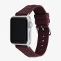 Coach Ladies Blackcurrent Rubber Apple Watch Strap 14700320