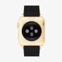 Coach Ladies Black Silicone Quilted Apple Watch Strap 14700317