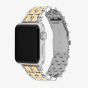 Coach Ladies Two Tone Crystal Set Apple Watch Strap 14700314