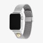 Coach Ladies Silver Mesh Apple Watch Strap 14700239