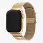 Coach Ladies Gold Tone Mesh Apple Watch Strap 14700064