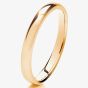 18ct Yellow Gold 2.5mm Soft Court Wedding Ring 2.5LMS-18Y