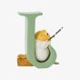 Peter Rabbit Decorative Jeremy Fisher Letter J A5002