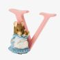 Peter Rabbit Decorative Hunca Munca & Baby Letter V A5014