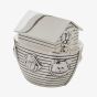 Bambino Silver Plated Noah Ark Money Box Accessory WY5086