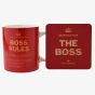 Harvey Makin The Boss Mug And Coaster Set HM2531