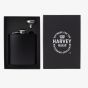 Harvey Makin 6Oz Black Hip Flask With Funnel HM2476