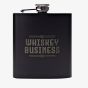 Harvey Makin Matte Black 6Oz Hip Flask With Funnel HM2491