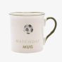 White Football Match Day Mug HM2797