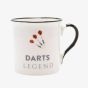 White Darts Legend Mug HM2803