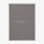 Impressions Silver Thin Oblong Photo Frame 5X7 8158