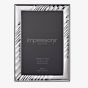 Impressions Silver Textured Wave Photo Frame 4X6 FS135646