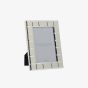 Impressions Silver Plated Tile Pattern 4x6 Photo Frame FS21446