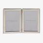 Impressions Silverplated Double Hinged 4x6 Inch Photo Frame 3499