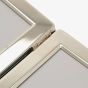 Impressions Silverplated Double Hinged 4x6 Inch Photo Frame 3499