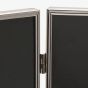 Impressions Silverplated Double 4x6 Inch Photo Frame 8173