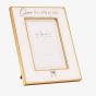 Amore Our Wedding Day Bow 4X6 Photo Frame AM348