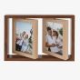 Shudehill Two Tone Double Wood Spin Photo Frame 332262