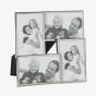 Silver Plated 4 Photo Collage Photo Frame 71004