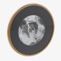 Gold Curve Round 4X4 Photo Frame 353753