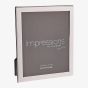 Impressions Silver Plated Flat Edge 8x10 Inch Photo Frame 3621S