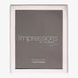 Impressions Silver Plated Flat Edge 8x10 Inch Photo Frame 3621S