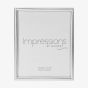Impressions Silver Textured 10x8 Inch Photo Frame FS17180