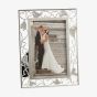 Silver Plated Epoxy Hearts 6x4 Inch Photo Frame FS23846