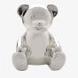 Bambino Silver Teddy Bear Money Box CG361