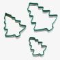 Festive Christmas Tree Cookie Cutters Gift Set L7234