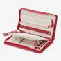 WOLF Caroline Red Portfolio Jewellery Box 324872