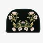 WOLF Zoe Forest Green Floral Portfolio Jewellery Box 393412