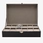 Harvey Makin Black Lizard Vinyl Watch Box HM1205