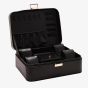 Sophia Black Oblong Leather Look Jewellery Box SP3345