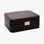 Sophia Black Oblong Leather Look Jewellery Box SP3345