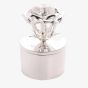 Sophia Silver Rose Jewel Jewellery Box SP3576