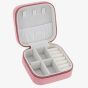 Pink Square Velvet Jewellery Box 359995