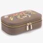 WOLF Zoe Mink Travel Zip Jewellery Case 393313