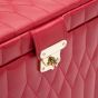 WOLF Ladies Caroline Extra Large Red Quilted Jewellery Box 329572