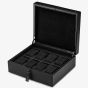 WOLF Black British Racing 8 Piece Watch Box 792602
