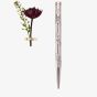 Yard O Led Mayflower Sterling Silver Rose Pattern Ball Pen 946504