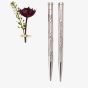 Yard O Led Mayflower Sterling Silver Rose Pattern Ball Pen 946504