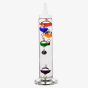 WM Widdop Galileo Thermometer - Multicoloured 5 Bulb 28cm G106