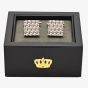 Harvey Makin Silver Chain Square Cufflinks HM2381
