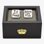 Harvey Makin If Found Return To Pub Brushed Cufflinks HM2386
