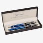 Stratton Rollerball & Ballpoint Pen Set - Blue & Black ST1002