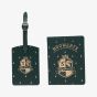 Harry Potter Slytherin Passport And Luggage Tag Accessory Set WB277