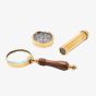 Harvey Makin Magnifying Glass Telescope And Compass Gift Set HM2435
